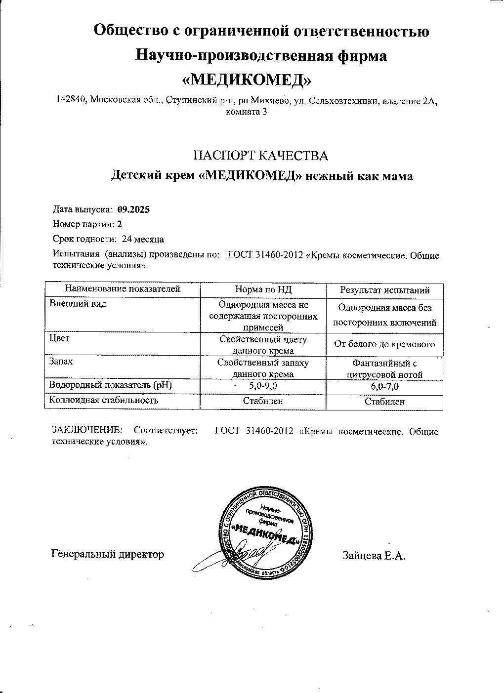 Паспорт №092025